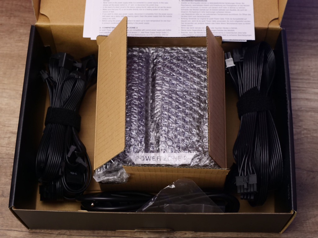 bequiet power zone 2 1000w unboxing 02