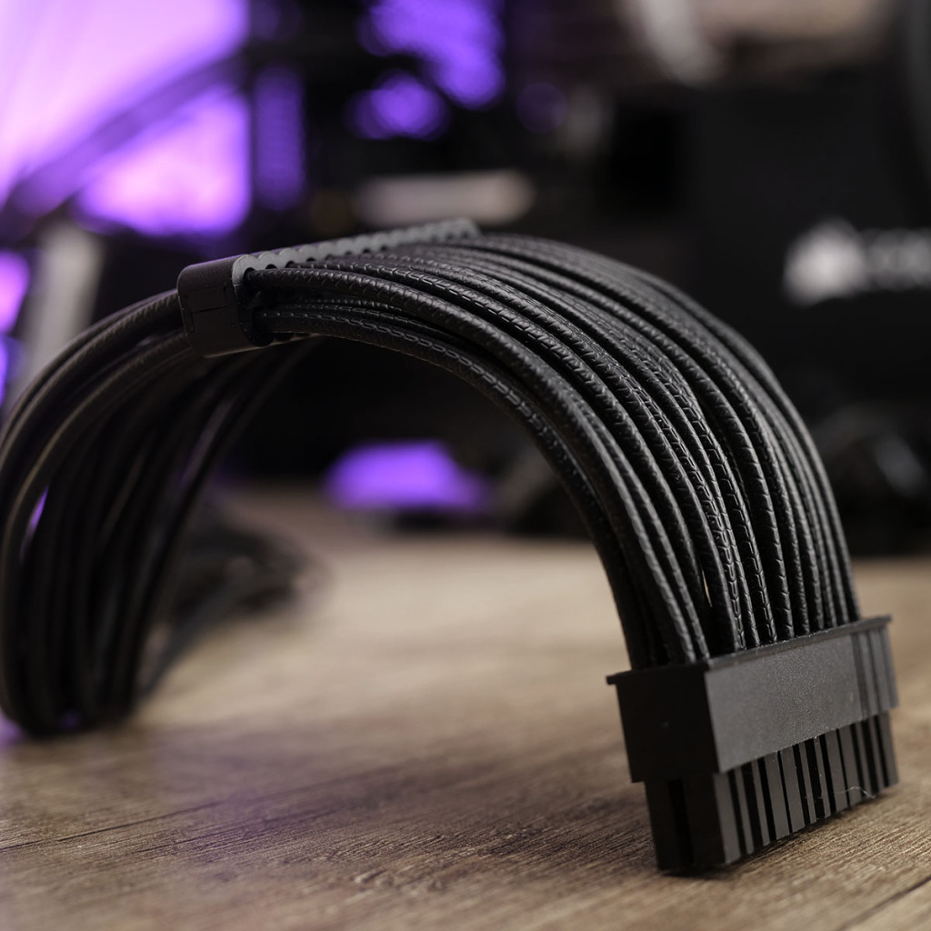 corsair rm650e unboxing cable atx 24 bis