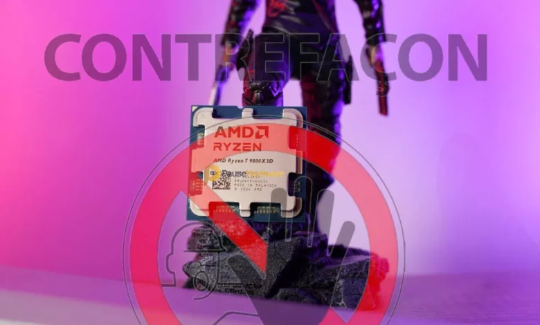 Faux processeurs AMD Ryzen 7 9800X3D : pourquoi vous ne devez jamais acheter hors des circuits officiels 1 faux ryzen 7 9800x3d