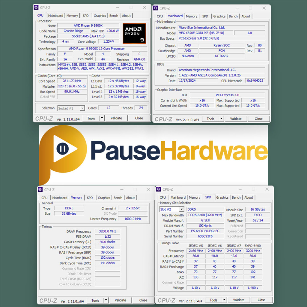 gskill Trident Z5 Royal Neo 6400 cl30 bios cpu z check