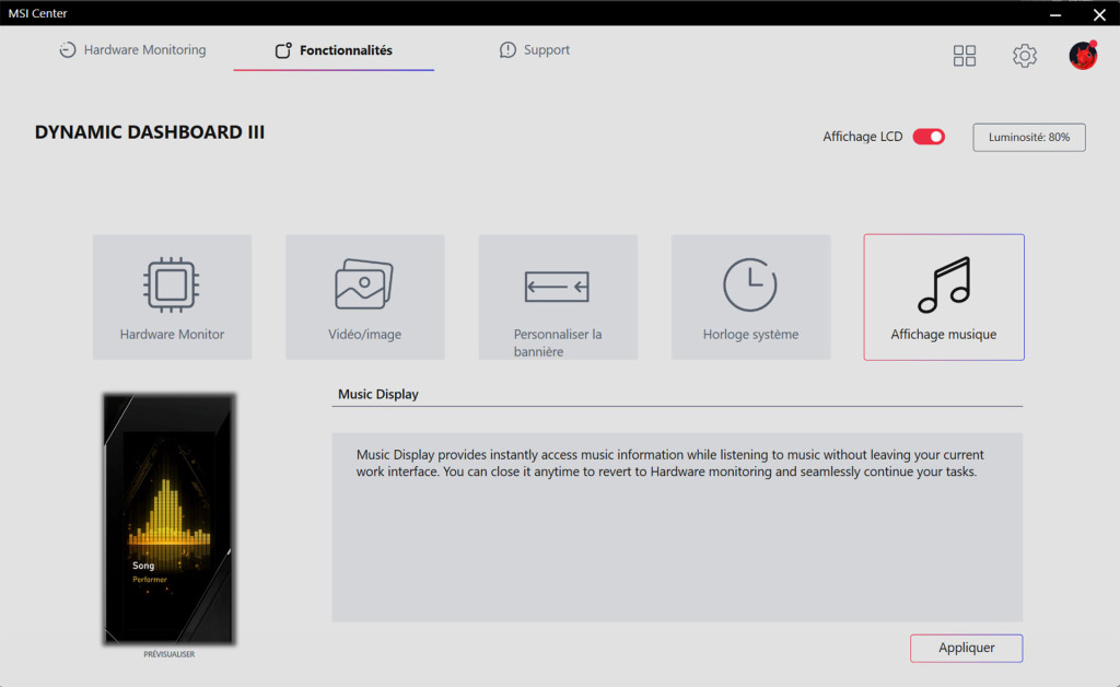 msi center Dynamic Dashboard III 04