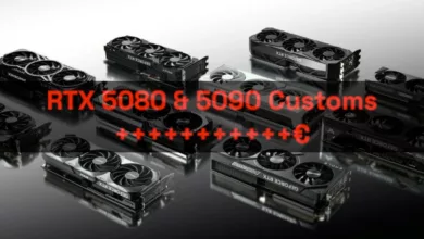 prix rtx 5080 customs et 5090 folie
