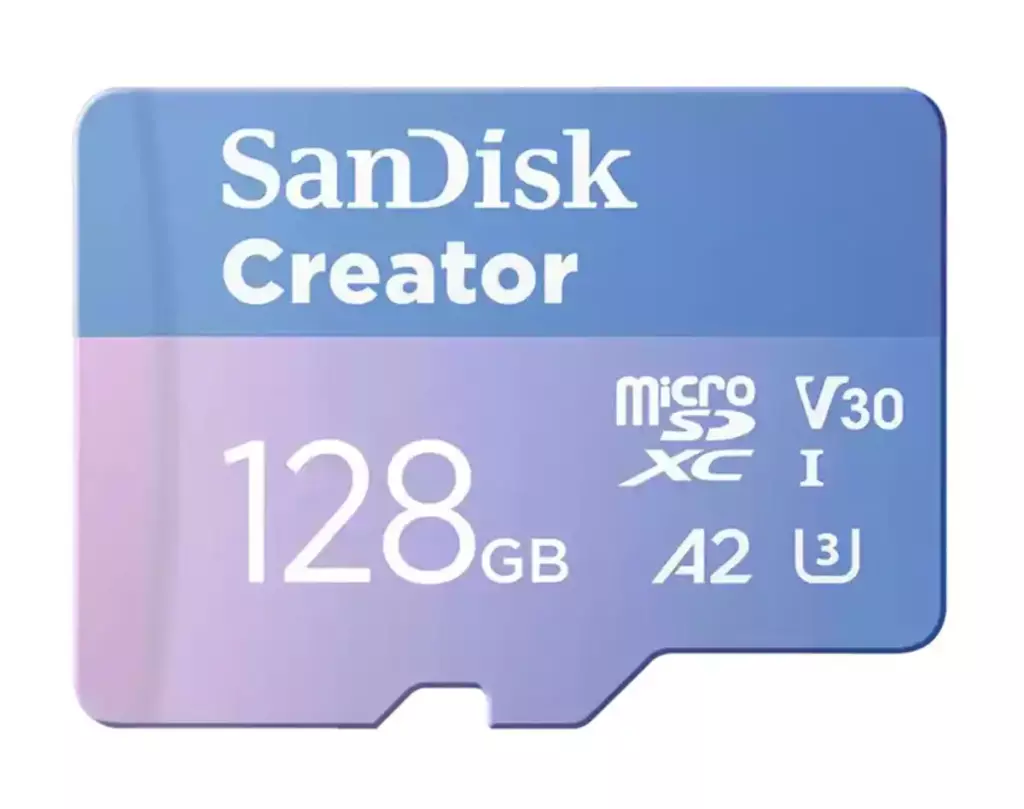 sandisk creator microsd card