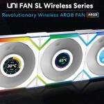 uni fan sl 120 wireless lcd 120