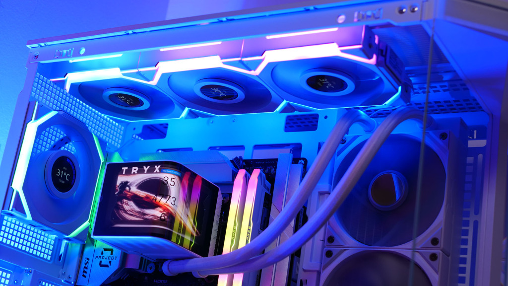 uni fan sl wirekess lcd 120 16