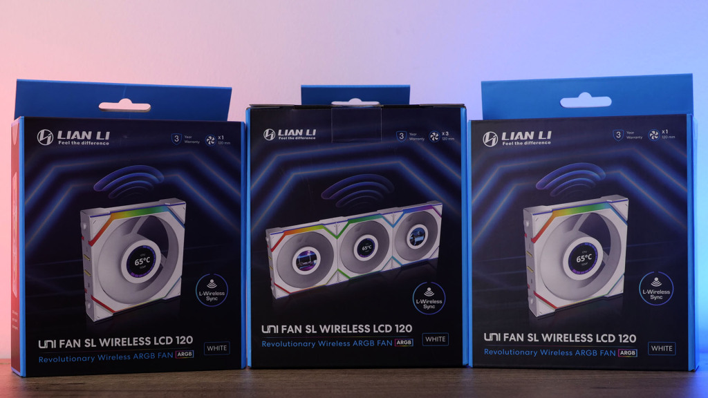 uni fan sl wirekess lcd 120 unboxibng 01