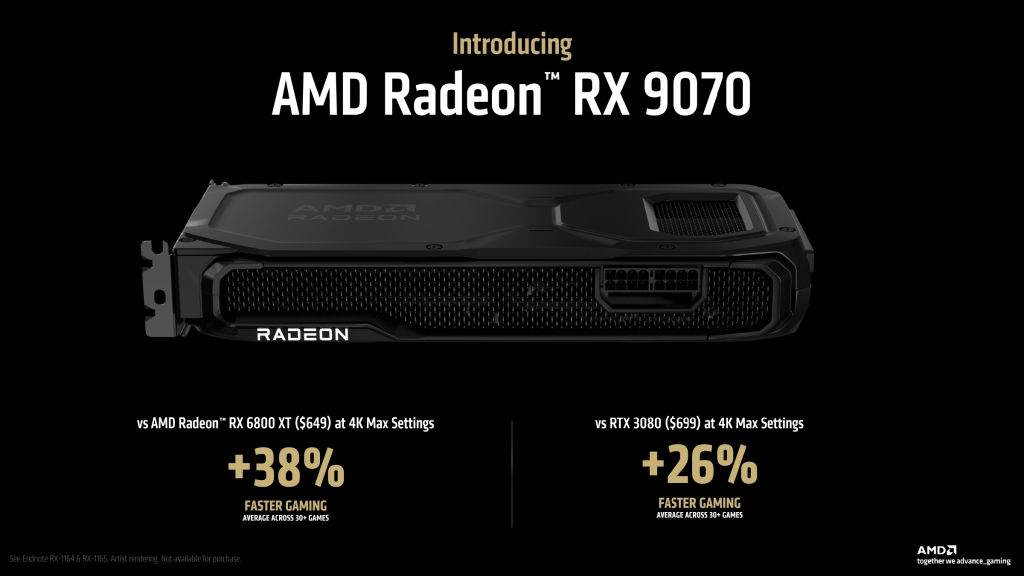 AMD Radeon RX 9000 Series : La nouvelle génération qui redéfinit le gaming abordable en 4K 9 AMD Radeon RX 9000 Series Graphics Press Deck V1.1 page 0014