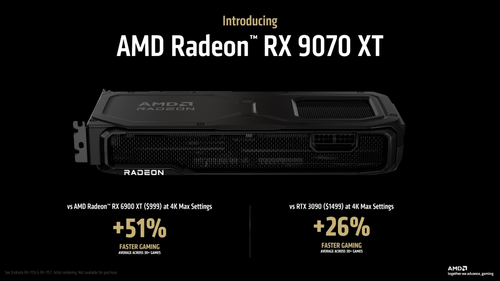 AMD Radeon RX 9000 Series : La nouvelle génération qui redéfinit le gaming abordable en 4K 12 AMD Radeon RX 9000 Series Graphics Press Deck V1.1 page 0017