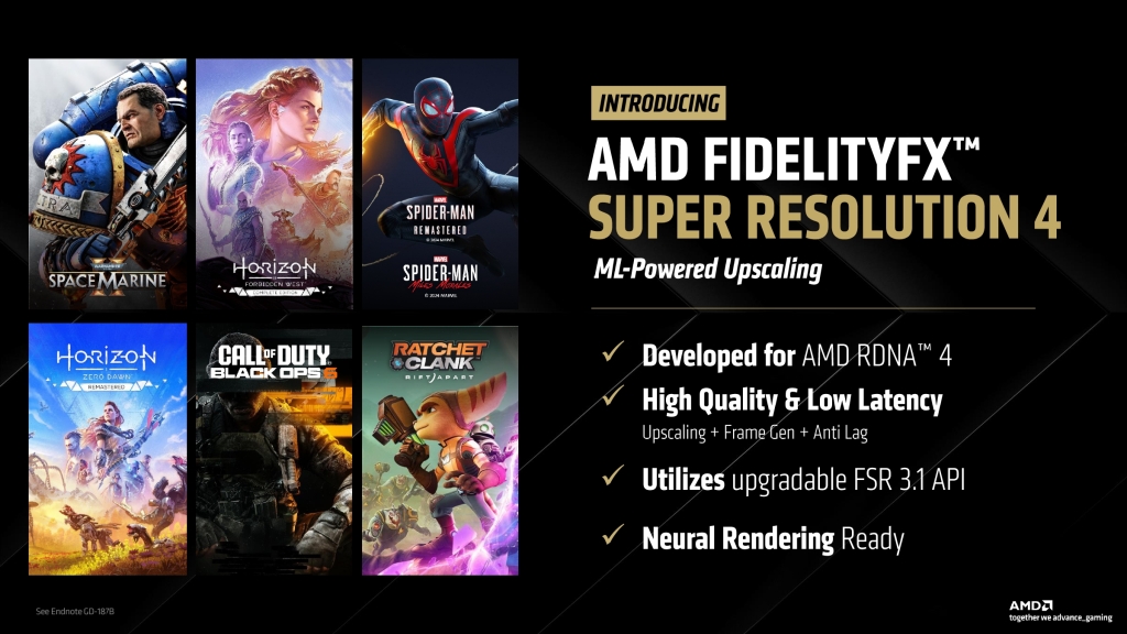 AMD Radeon RX 9000 Series : La nouvelle génération qui redéfinit le gaming abordable en 4K 15 AMD Radeon RX 9000 Series Graphics Press Deck V1.1 page 0023