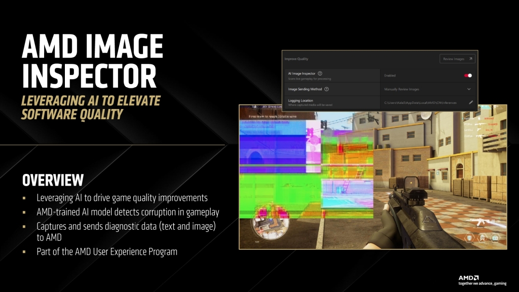 AMD Adrenalin Edition 25.3.1 : Une Révolution IA et Performance avec FSR 4 et HYPR-RX 10 AMD SoftwareAMD Image Inspector