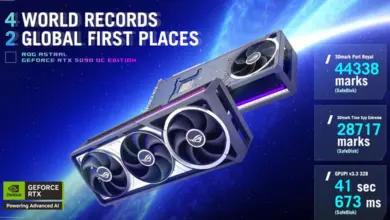 La ASUS ROG Astral GeForce RTX 5090 Édition OC bat six records d’overclocking 10 ASUS ROG Astral GeForce RTX 5090 records Couv