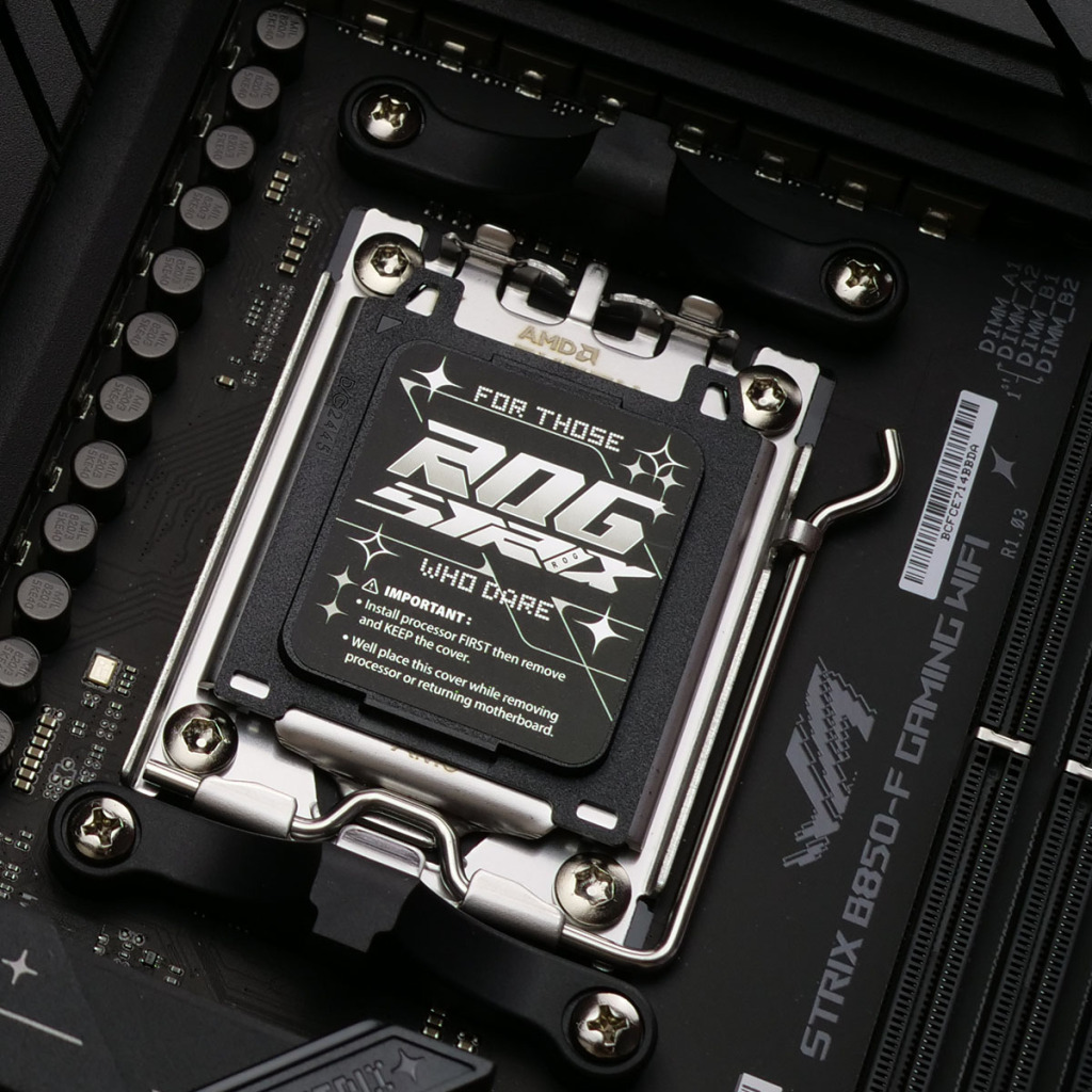 ASUS ROG STRIX B850 F GAMING WIFI socket am5