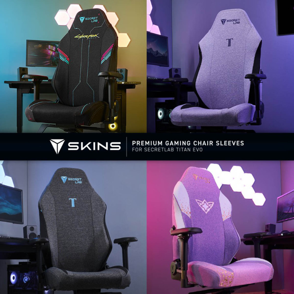 9 accessoires pour embellir votre chaise ou votre bureau Secretlab 4 Accessoires Secretlab support skins