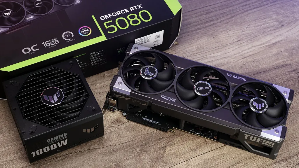 Asus TUF Gaming GeForce RTX 5080 OC Tuf psu 1000w