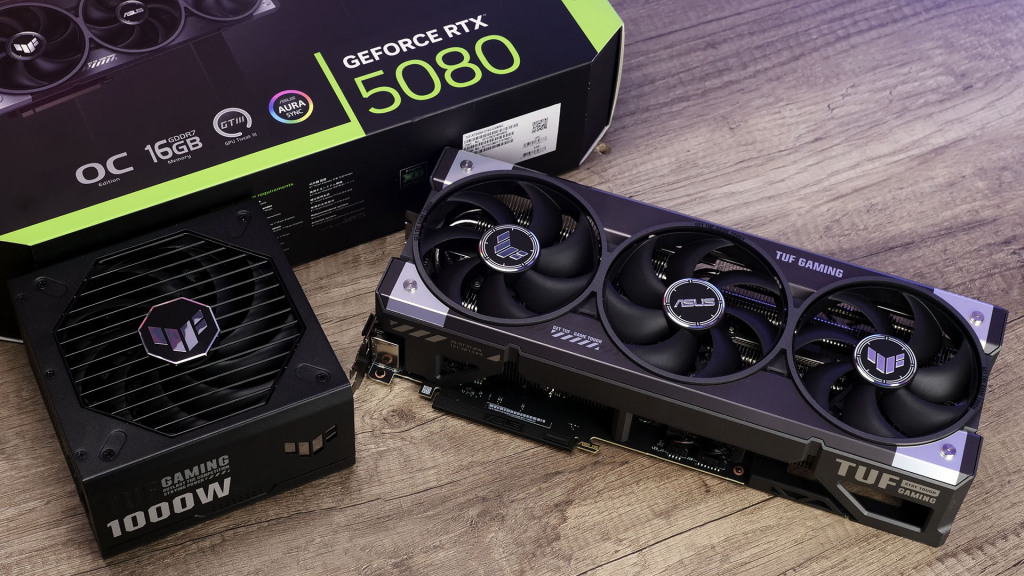 Stocks RTX 5090 et 5080 : Eh bien… rien avant 16 semaines ! 2 Asus TUF Gaming GeForce RTX 5080 OC Tuf psu 1000w