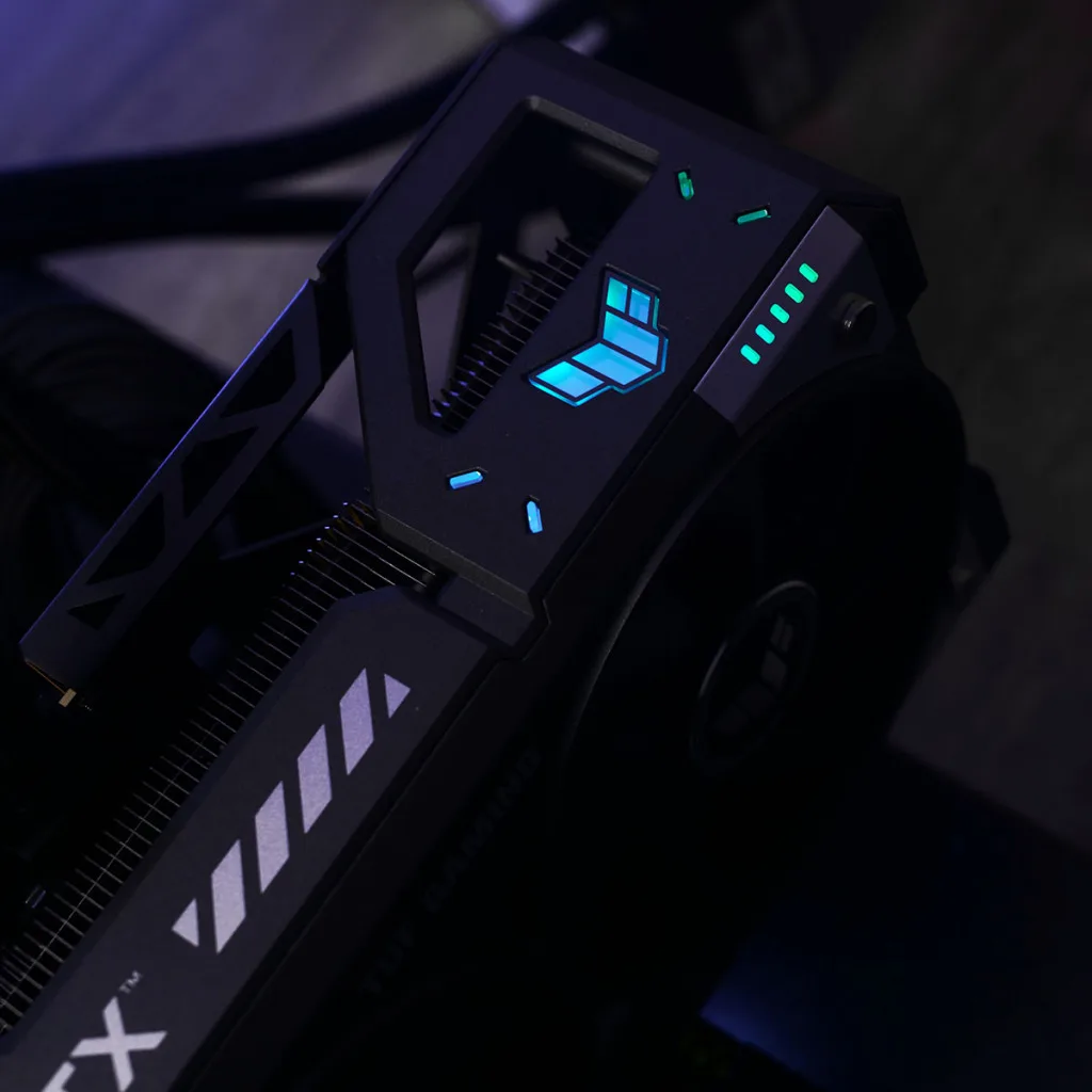 Asus TUF Gaming GeForce RTX 5080 OC logo rgb