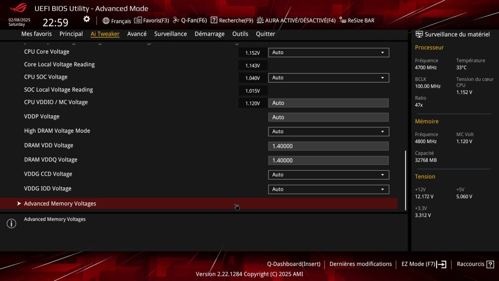 Bios rog strix b850 f 07