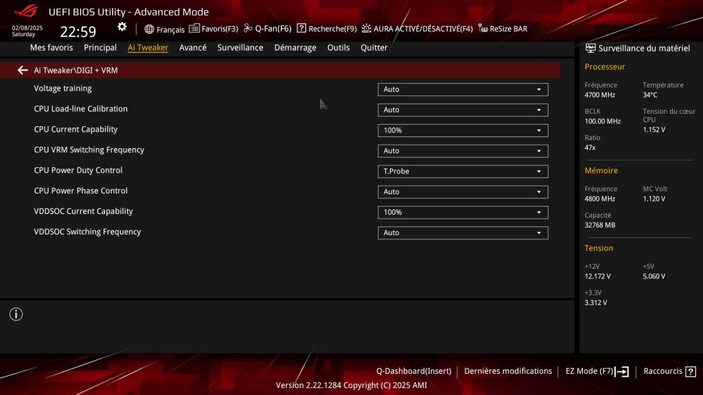 Bios rog strix b850 f 08