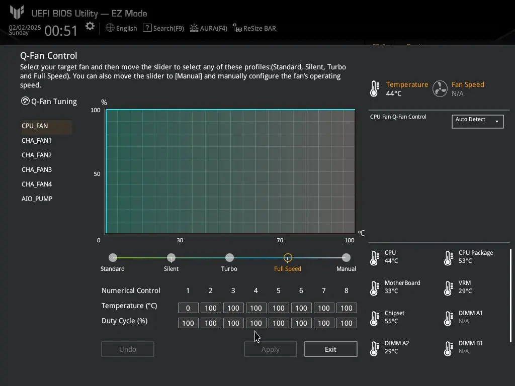 Bios tuf gaming b850 plus 3