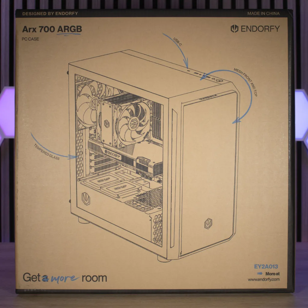 ENDORFY Arx 700 ARGB emballage face arrière