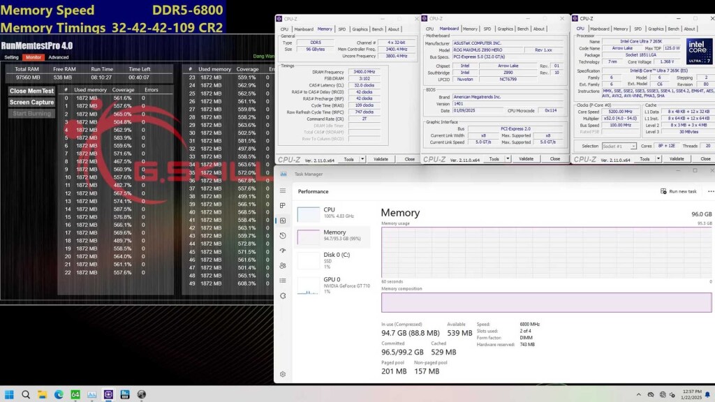 G.SKILL annonce les kits de mémoire DDR5-6800 CL32 2x48 GB et DDR5-6400 CL28 2x16 GB 4 G.SKILL DDR5 6800 2