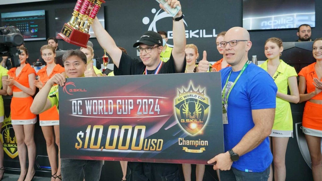 G.SKILL annonce la compétition OC World Cup 2025 avec une cagnotte totale de 40 000 $ US à gagner 5 GSkill OC world Cup 2024