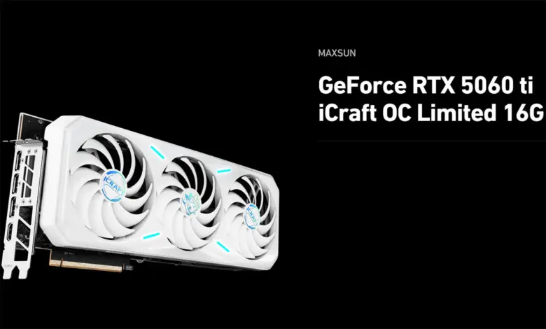 GeForce RTX 5060 ti 16G