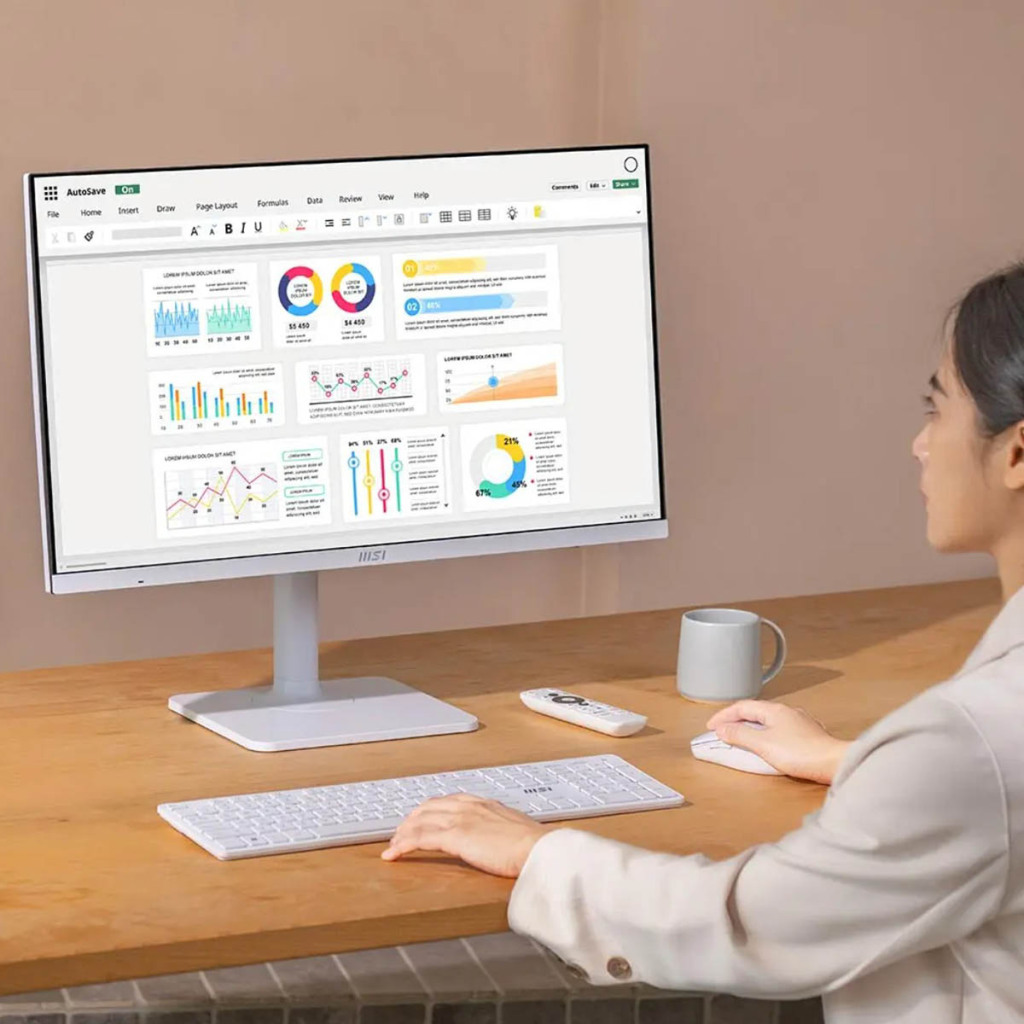 MSI annonce son moniteur intelligent Modern MD272UPSW : Google TV, résolution 4K et dalle IPS au programme 4 MSI Modern MD272UPSW travail