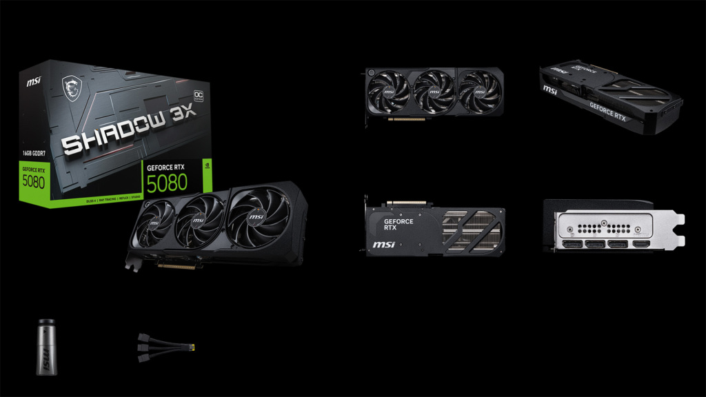 MSI dévoile sa RTX 5080 Shadow 3X Certifiée GeForce SFF-Ready 2 MSI RTX 5080 16G SHADOW 3X OC