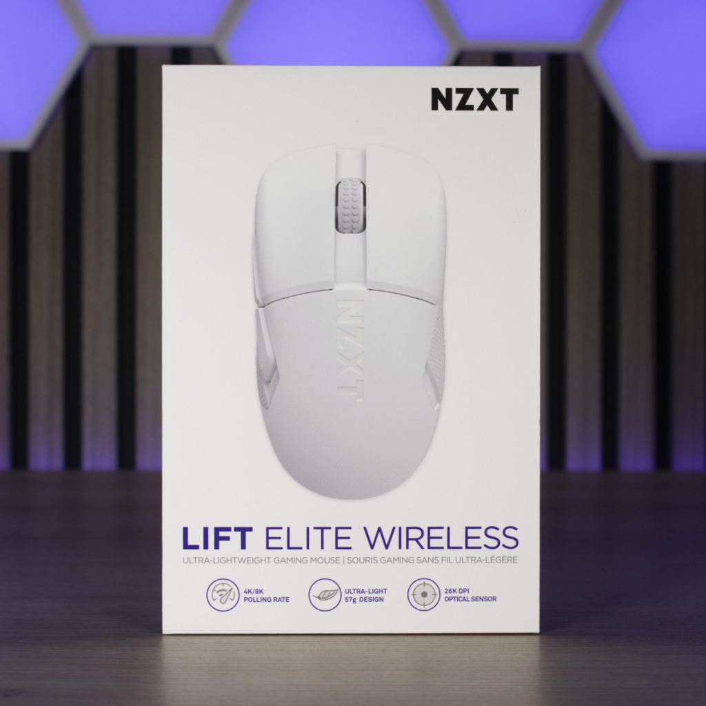 NZXT Lift ELITE Wireless emballage face avant