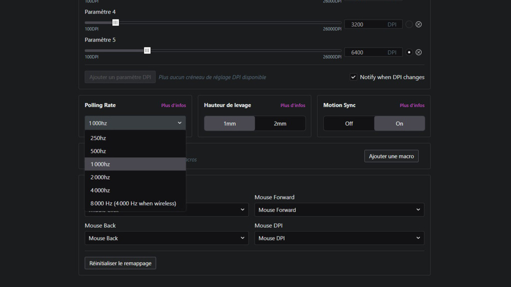 NZXT Lift ELITE Wireless logiciel 3