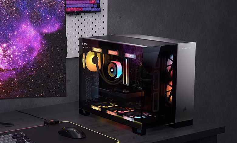 CORSAIR lance les PC de jeu VENGEANCE équipés de GeForce RTX 50 1 PC de jeu CORSAIR VENGEANCE Couv