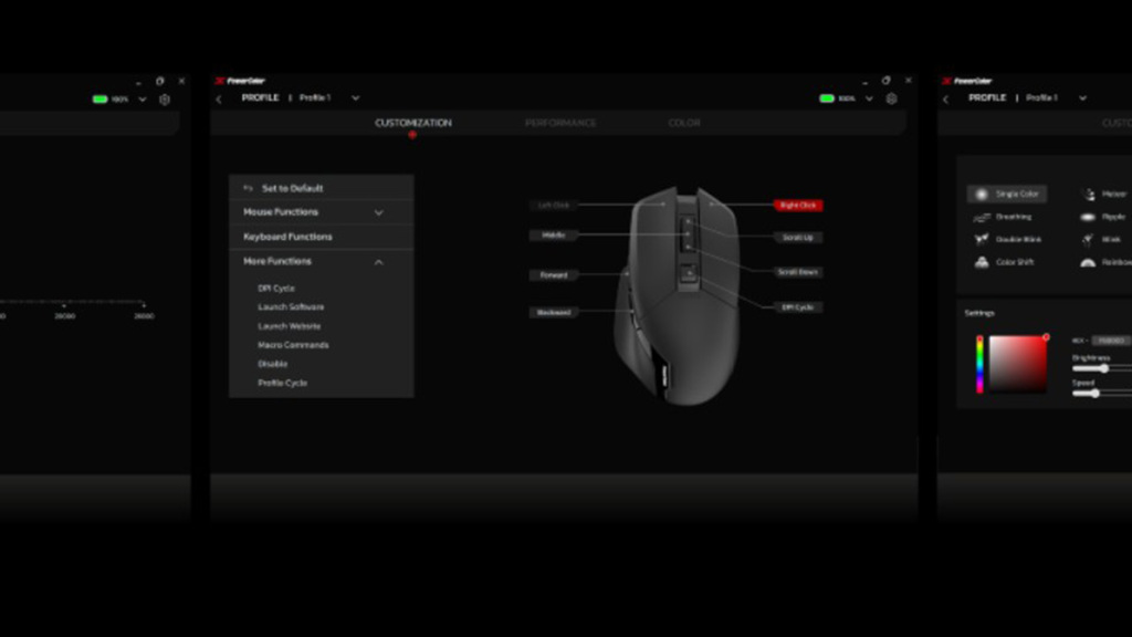 PowerColor élargit la série ALPHYN avec la souris de jeu sans fil ALPHYN AM10 5 POWERCOLOR ALPHYN AM10 logiciel
