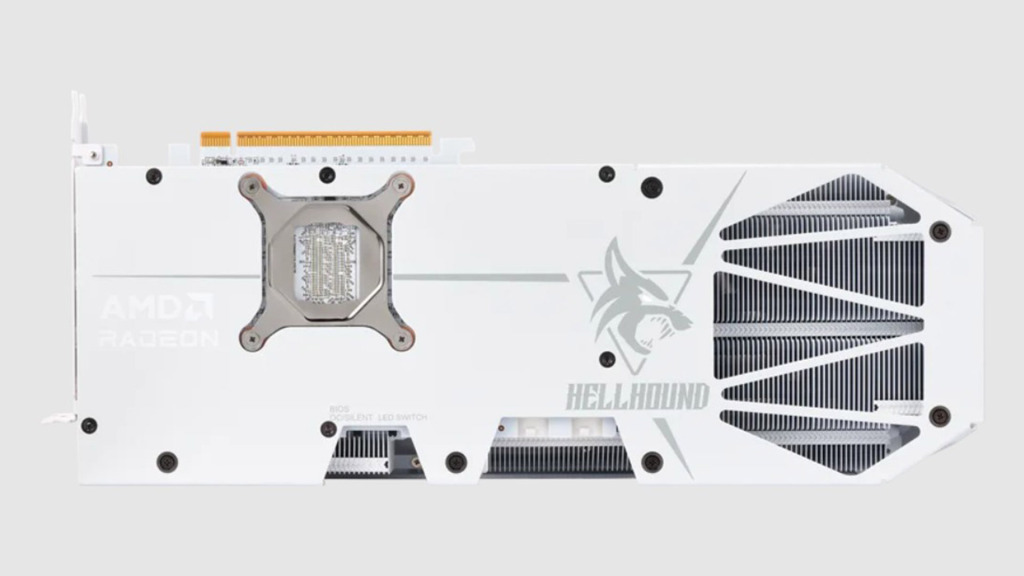 PowerColor dévoile ses cartes graphiques AMD Radeon RX 9070 XT et RX 9070 10 PowerColor RX 9070 HELLHOUND white back