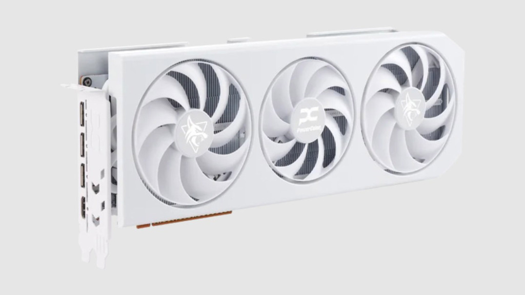 PowerColor dévoile ses cartes graphiques AMD Radeon RX 9070 XT et RX 9070 9 PowerColor RX 9070 HELLHOUND white face