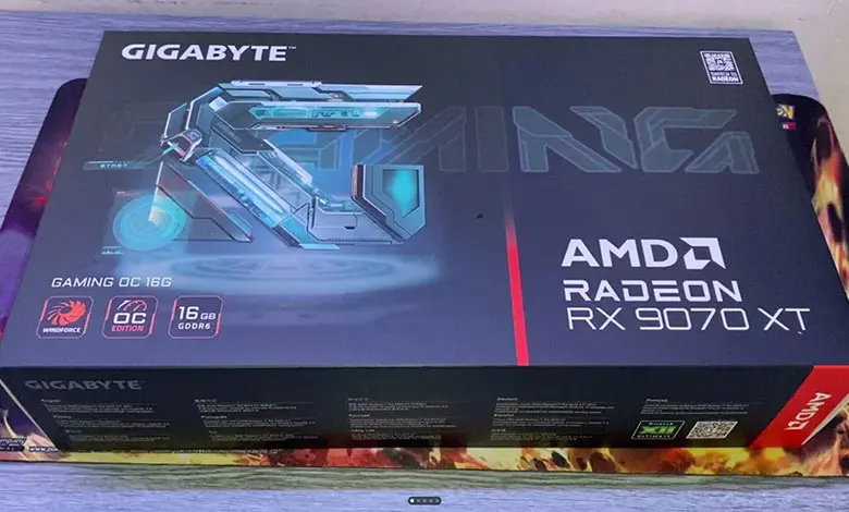 Une Gigabyte RX 9070 XT en vente avant sa sortie officielle 2 Radeon RX 9070 XT boite