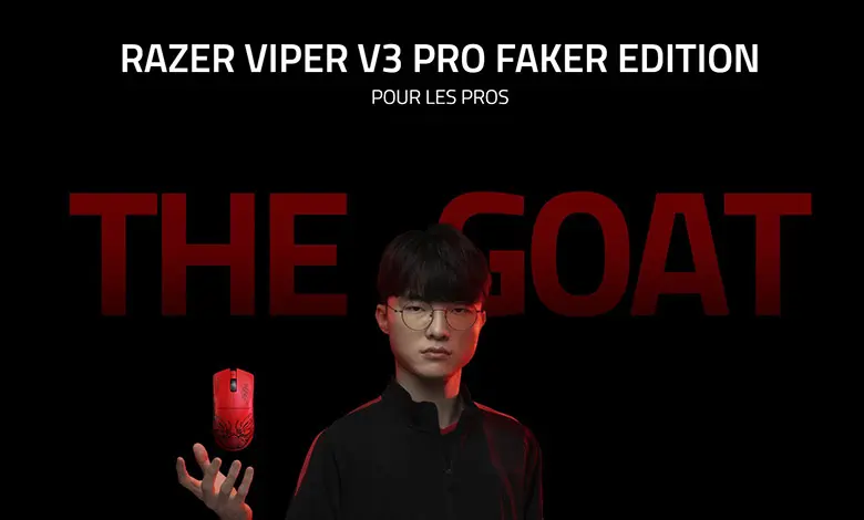 Présentation de la Razer Viper V3 Pro Faker Edition 1 Razer Viper V3 Pro Faker Edition Couv
