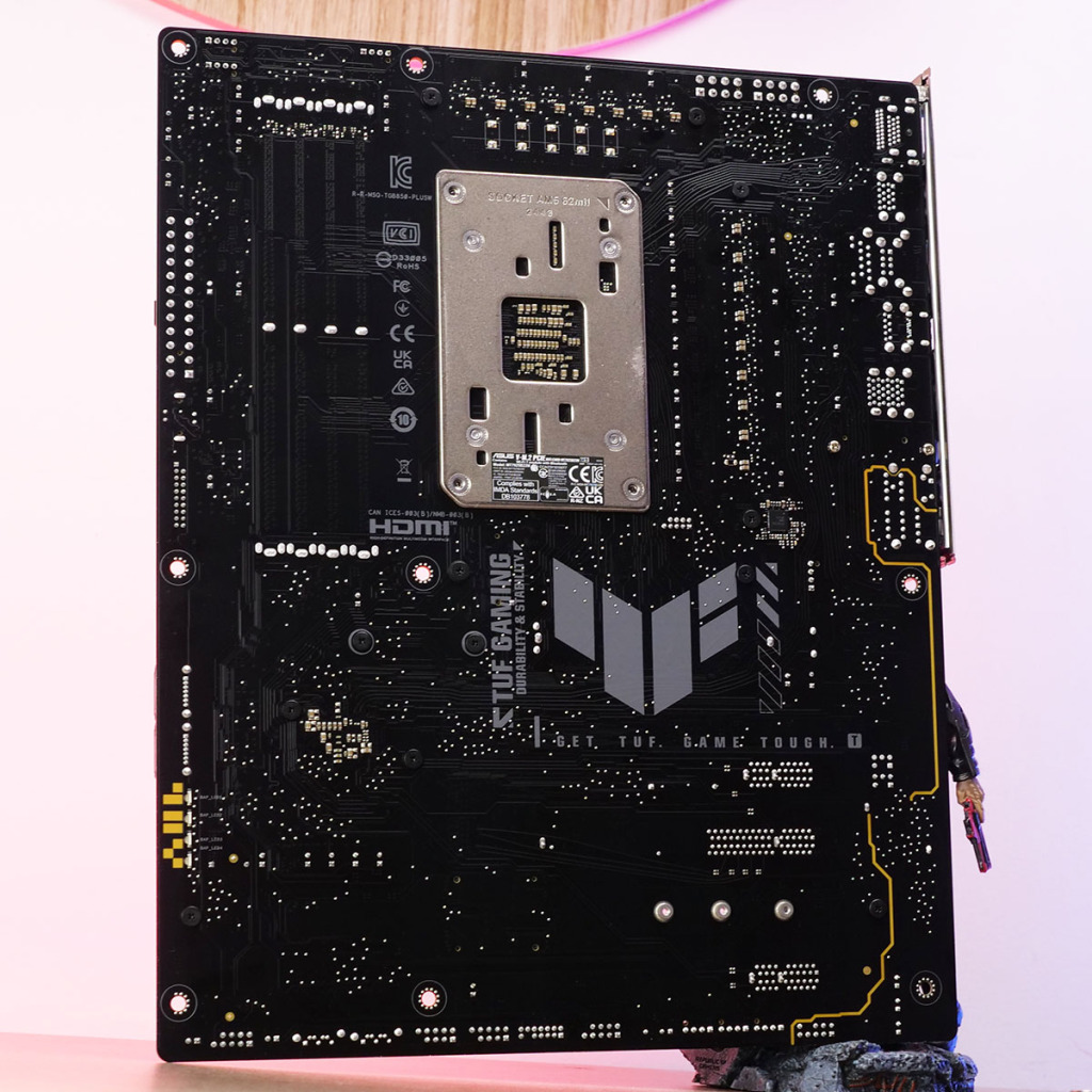 asus tuf gaming b850 plus wifi backside