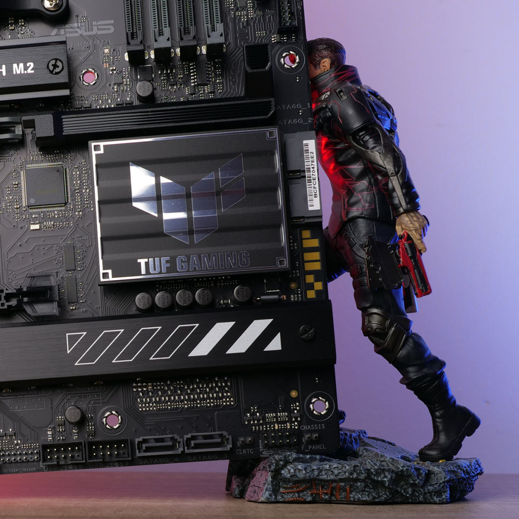 asus tuf gaming b850 plus wifi chipset heatsink