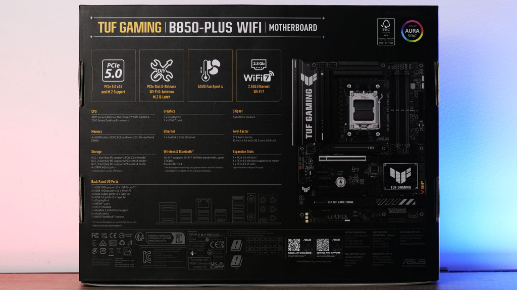 asus tuf gaming b850 plus wifi unboxing 02
