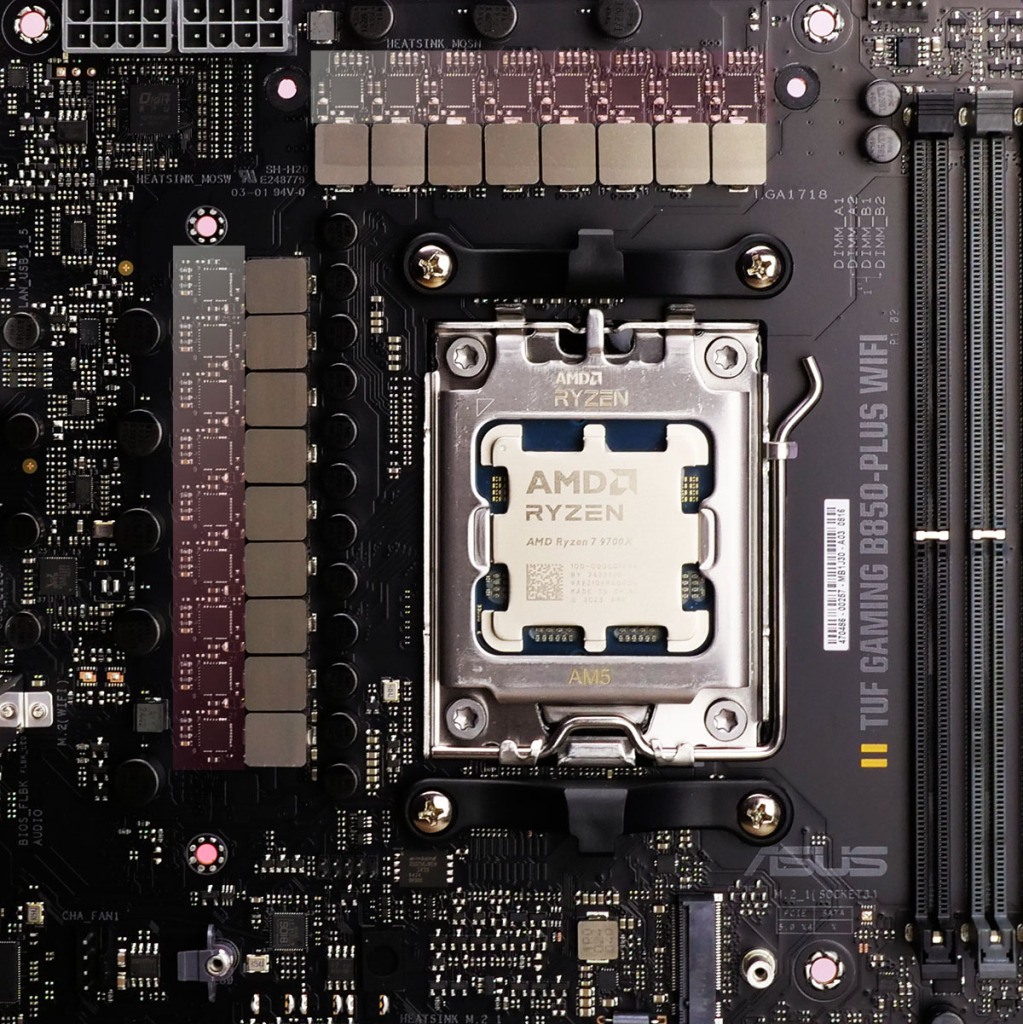 asus tuf gaming b850 plus wifi vrms