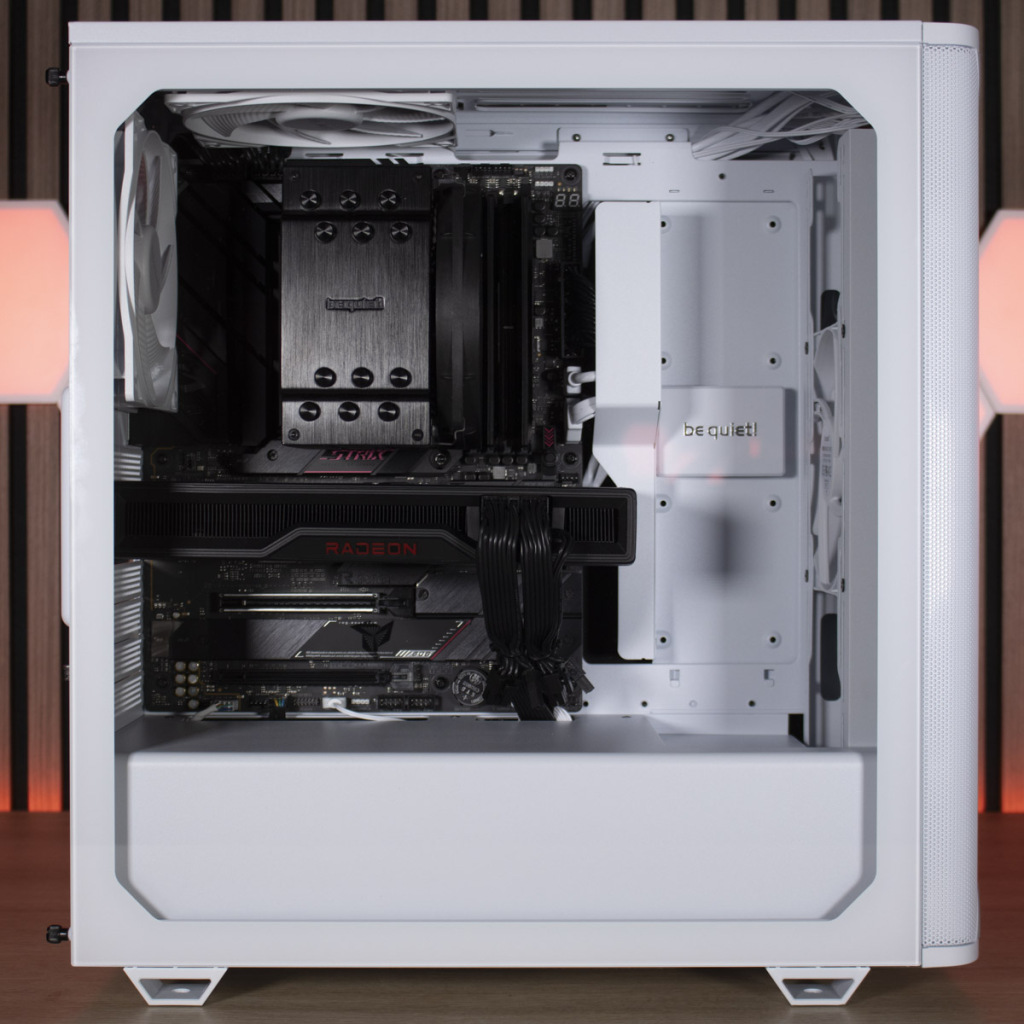 be quiet! Pure Base 501 DX chambre principale verre trempé