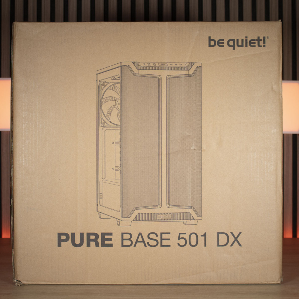 be quiet! Pure Base 501 DX emballage face arrière