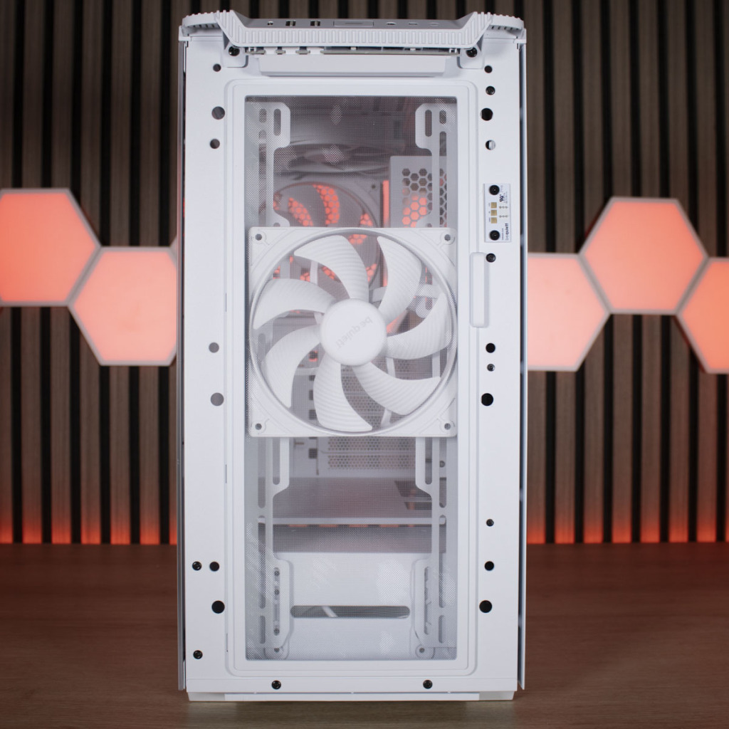 be quiet! Pure Base 501 DX façade emplacement ventiateur