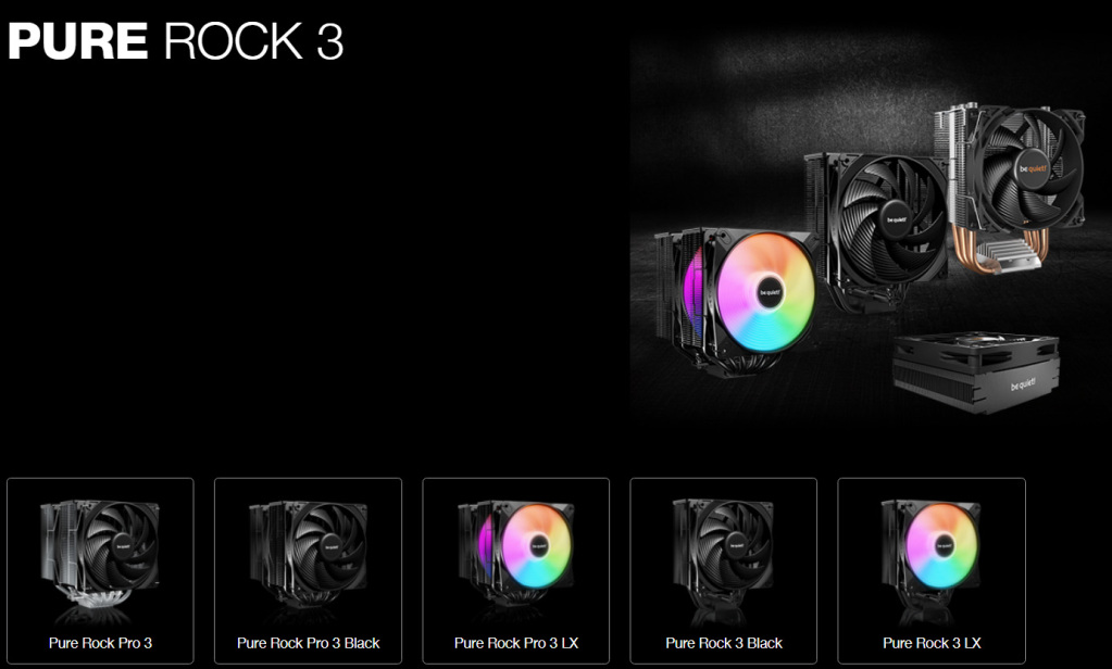 be quiet! Présente la Nouvelle Série Pure Rock 3 : Des Performances Élevées dans un Format Compact 2 bequiet Pure Rock 3 series