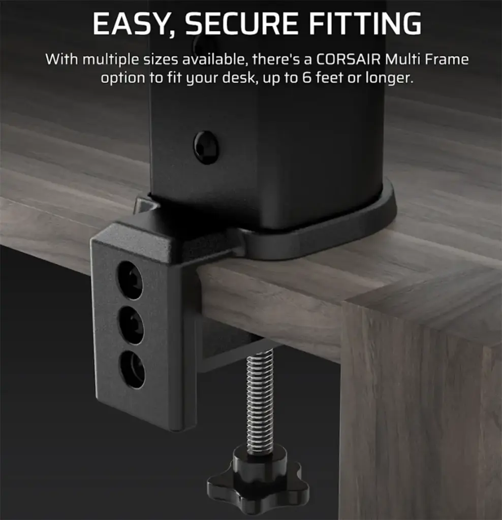 CORSAIR Multi Frame Pegboard, module de rangement et d'organisation 4 corsair multi frame pegboard fixation