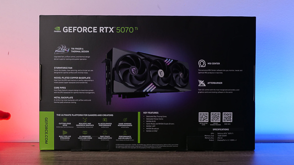 Test MSI RTX 5070 Ti GAMING TRIO OC PLUS : la meilleure custom de 2025 ? 11 geforce rtx 5070 ti 16g gaming trio oc plus unboxing 02