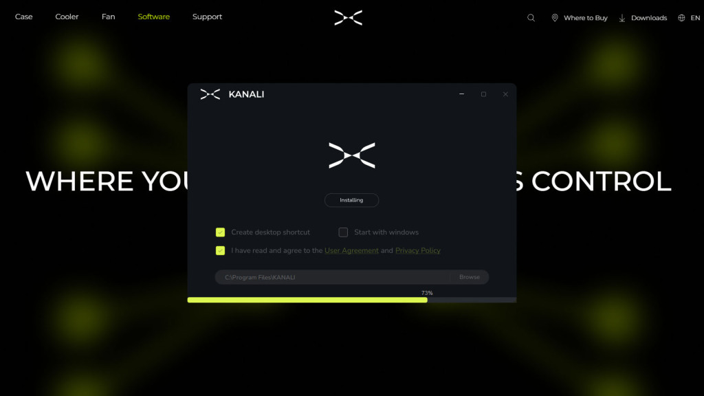 installation kanali tryx