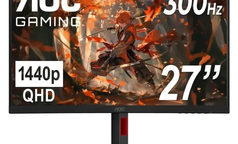 AOC CQ27G4ZH, un moniteur gaming 27" incurvé 300 Hz 1 moniteur aoc gaming cq27g4zh qhd 300 hz