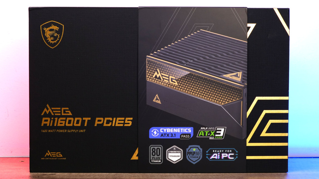 msi meg ai1600t pcie5 unboxing 01